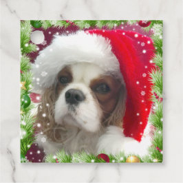 Blenheim Cavalier Spaniel Geschenk Label
