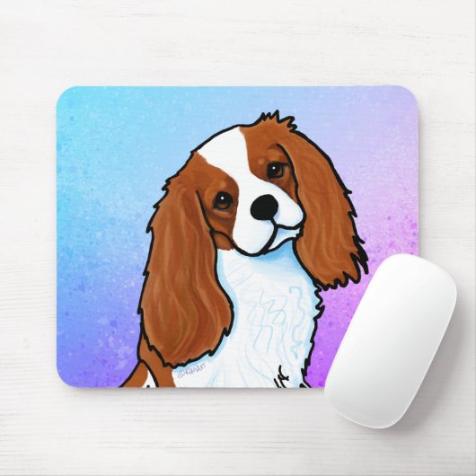 Blenheim Cavalier Spaniel Hond Muismat (Met muis)