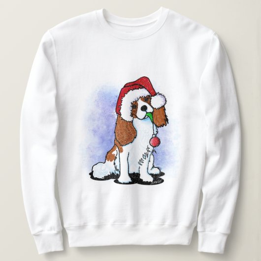Blenheim Cavalier Spaniel Kerst Trui (Design voorkant)