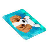 Blenheim Cavalier Spaniel Puppy Magneet (Rechterzijde)