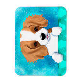 Blenheim Cavalier Spaniel Puppy Magneet (Verticaal)