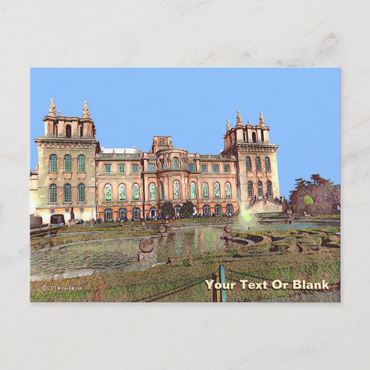 Blenheim Palace Briefkaart (Voorkant)