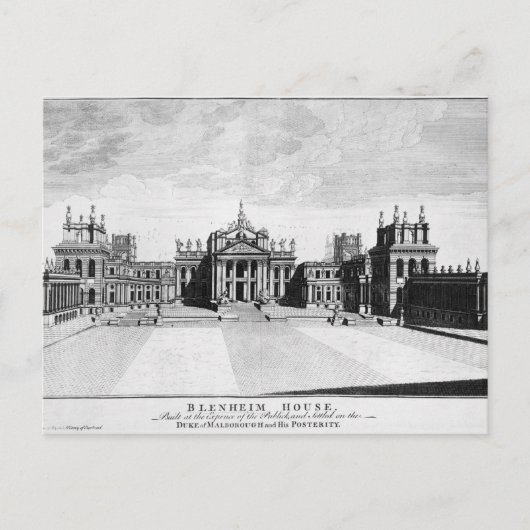 Blenheim Palace Briefkaart (Voorkant)