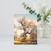 Blenheim Palace English Oak Briefkaart (Staand voorkant)