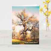 Blenheim Palace English Oak Kaart (Gele Bloem)