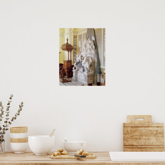 Blenheim Palace, het kapel, c.1705 Poster (Keuken)