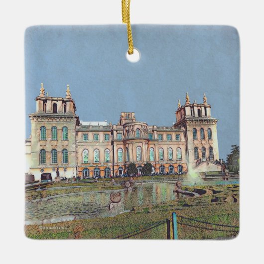 Blenheim Palace - Keramisch Ornament (Voorkant)