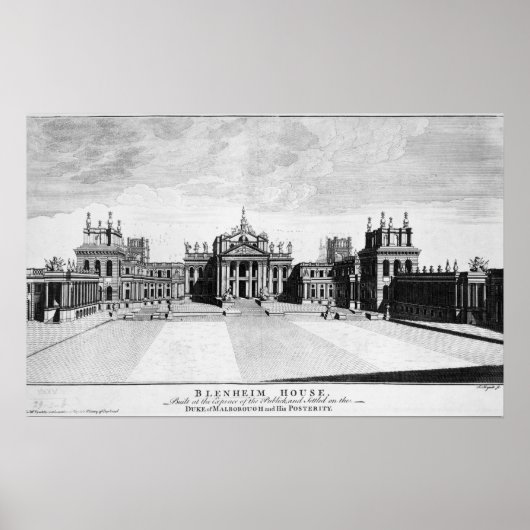 Blenheim Palace Poster (Voorkant)