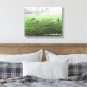 Blenheim Palace Schaap Canvas Afdruk (Insitu (Slaapkamer))