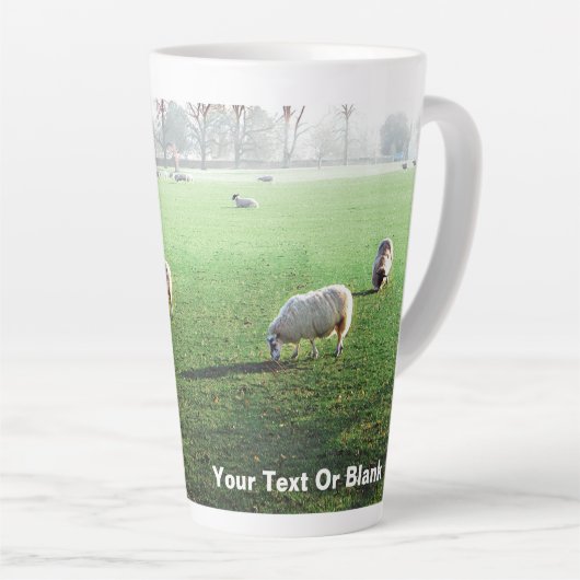 Blenheim Palace Schapen Latte Mok (Rechterhoek)
