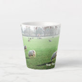 Blenheim Palace Schapen Latte Mok (Voorkant)
