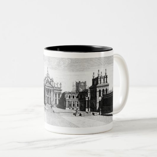 Blenheim Palace Tweekleurige Koffiemok (Voorkant rechts)
