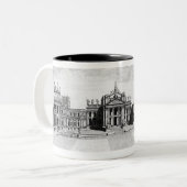 Blenheim Palace Tweekleurige Koffiemok (Voorkant links)