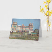 Blenheim-paleis - Vintage Kaart (Gele Bloem)
