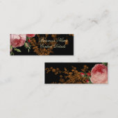 Blenheim Roos noir Mini Visitekaartje (Voorkant / Achterkant)