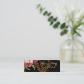 Blenheim Roos noir Mini Visitekaartje (Staand voorkant)