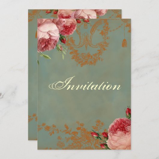 Blenheim Roos Party Kaart (Voorkant / Achterkant)