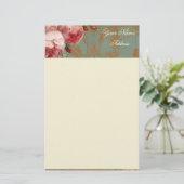 Blenheim Roos Persoonlijk Briefpapier (Staand voorkant)