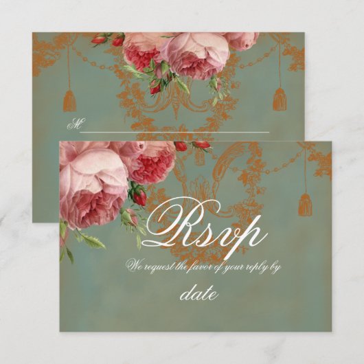 Blenheim Roos RSVP Kaart (Voorkant / Achterkant)