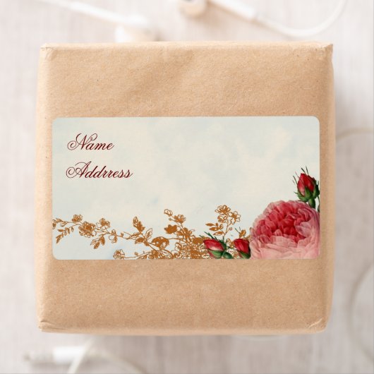 Blenheim Roos - Summer Sky - Gepersonaliseerd Etiket (Insitu)