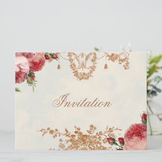 Blenheim Rose - Zomerlucht Landschap Kaart (Staand voorkant)