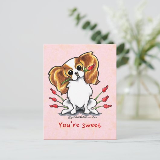 Blenheim Sweegelicht Persoonlijk Briefkaart (Staand voorkant)