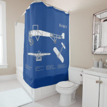 Bleriot XI - Vliegtuigblauwdruk Tekenplannen ABD