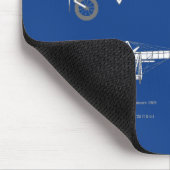 Bleriot XI - Vliegtuigblauwdruk Tekenplannen ABD Muismat (Hoek)