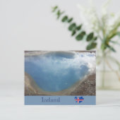 Blesi Hot Spring, Haukadalur, IJsland Briefkaart (Staand voorkant)