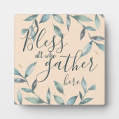 Bless all die hier samenkomen fotoplaat (Voorkant)