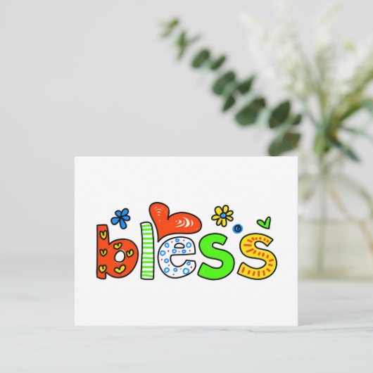 Bless Briefkaart (Staand voorkant)