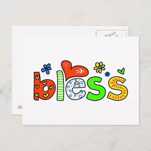 Bless Briefkaart (Voorkant / Achterkant)