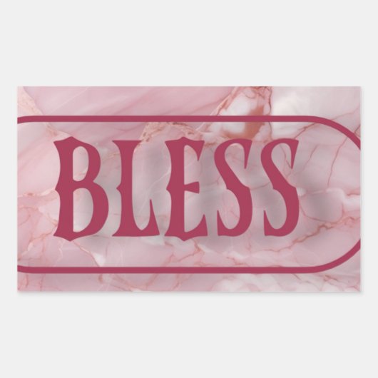 Bless Classic ronde Stickers (Voorkant)