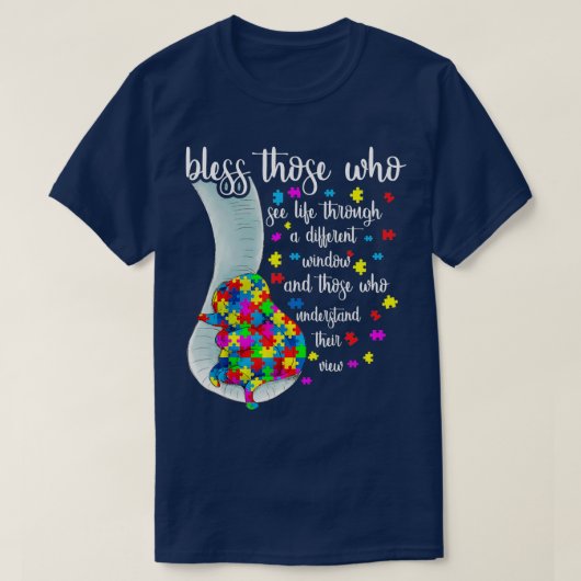 Bless die het leven zien door een andere Windo T-shirt (Design voorkant)