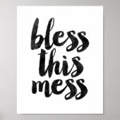 Bless Dit Mess Poster (Voorkant)
