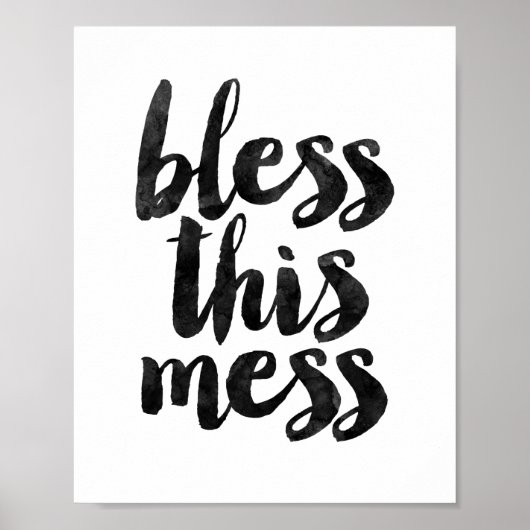 Bless Dit Mess Poster (Voorkant)