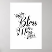 Bless dit Mess Poster (Voorkant)