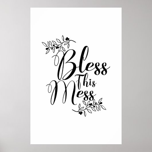 Bless dit Mess Poster (Voorkant)