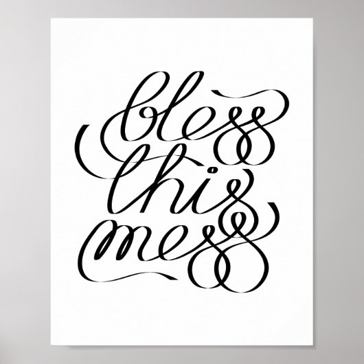 Bless Dit Mess Poster (Voorkant)