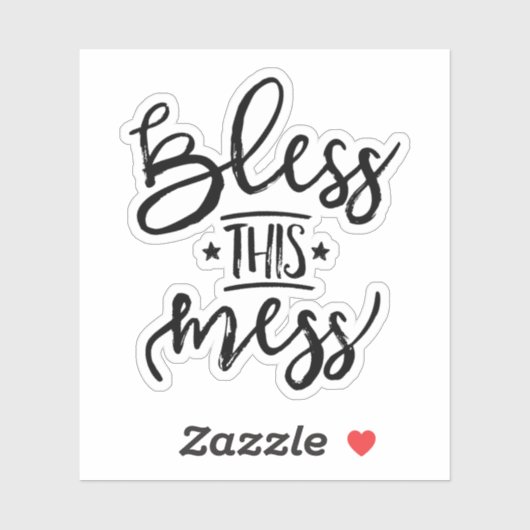 Bless Dit Mess Sticker (Vel)