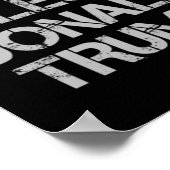 Bless Donald Trump T Shirt Poster (Hoek)