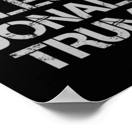 Bless Donald Trump T Shirt Poster (Hoek)