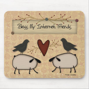 Bless Internet Friends Mousepad Muismat