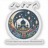 Bless Mohammad Sticker (Voorkant)