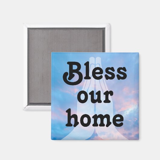 Bless our home magneet (Voorkant / Achterkant)