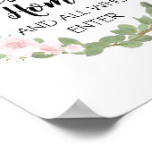 Bless our home poster (Hoek)