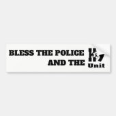 BLESS POLICE & K9 UNIT BUMPERSTICKER (Voorkant)