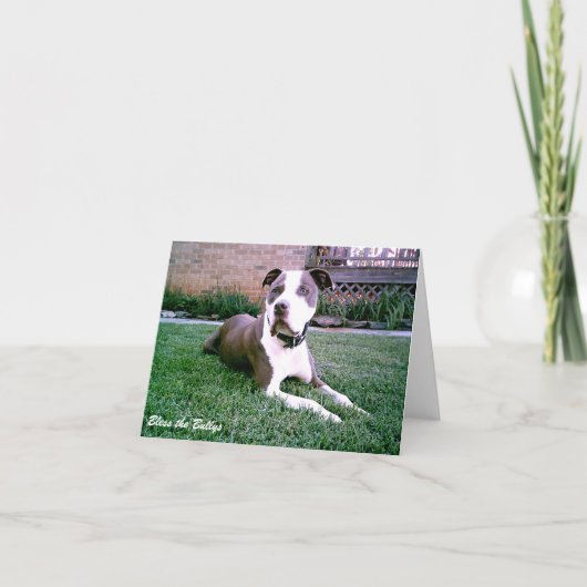 Bless the Bullys notecard Kaart (Voorkant)