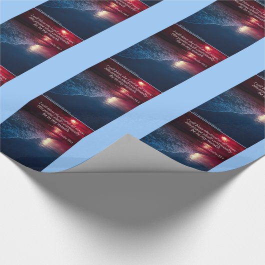 Bless the Lord altijd Cadeaupapier (Hoek)