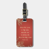 Bless the Lord Bagagelabel (Voorkant verticaal)